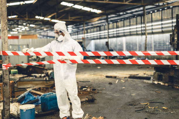 Professional Odor Removal technician working in Leander, TX